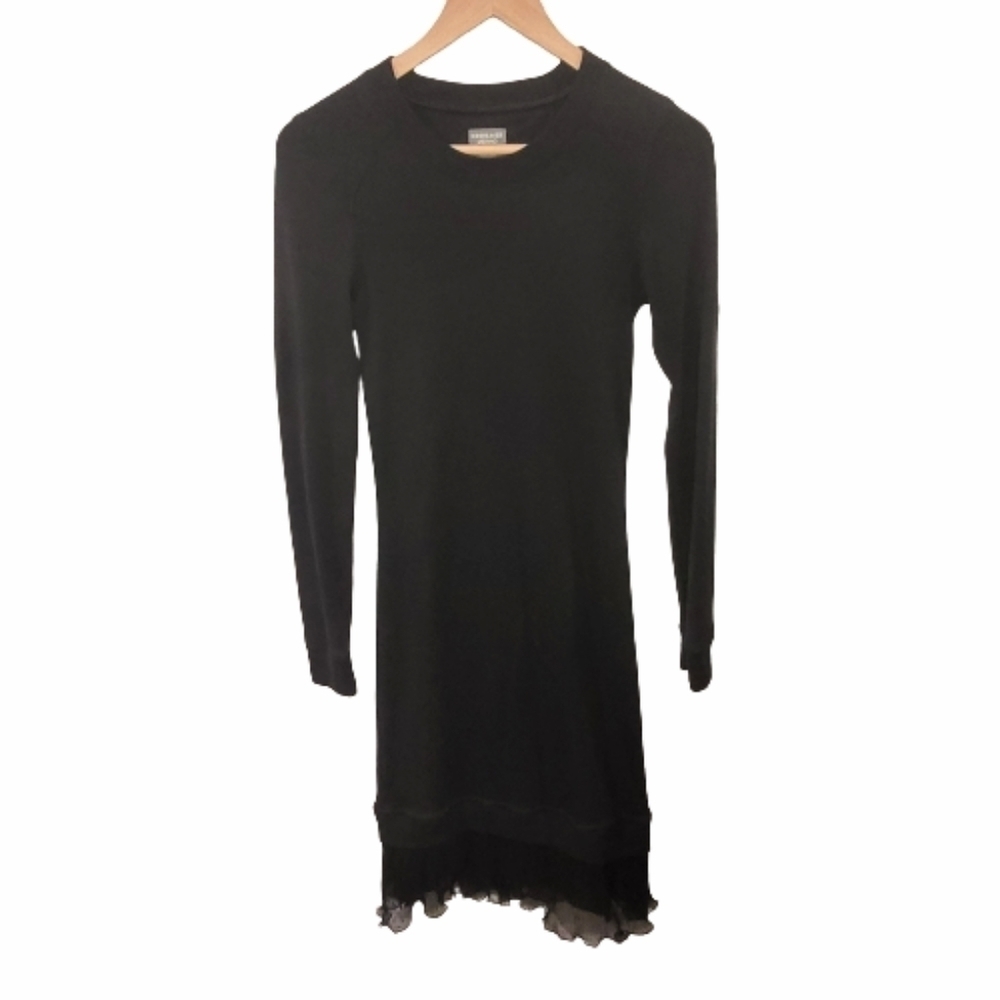 Icebreaker Merino wool full length dress with tulle
